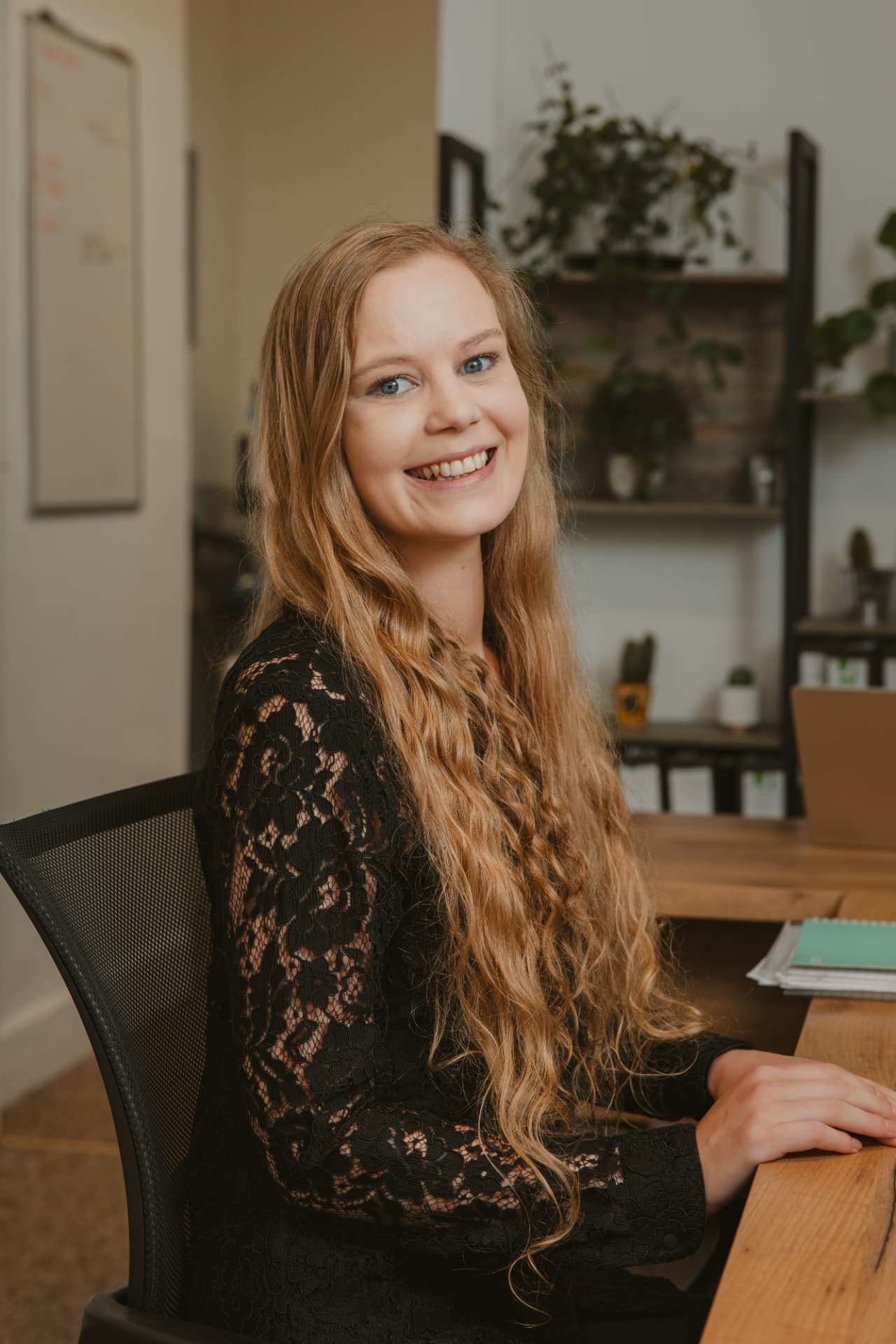 Kayleigh Burns at the Firefly Property office