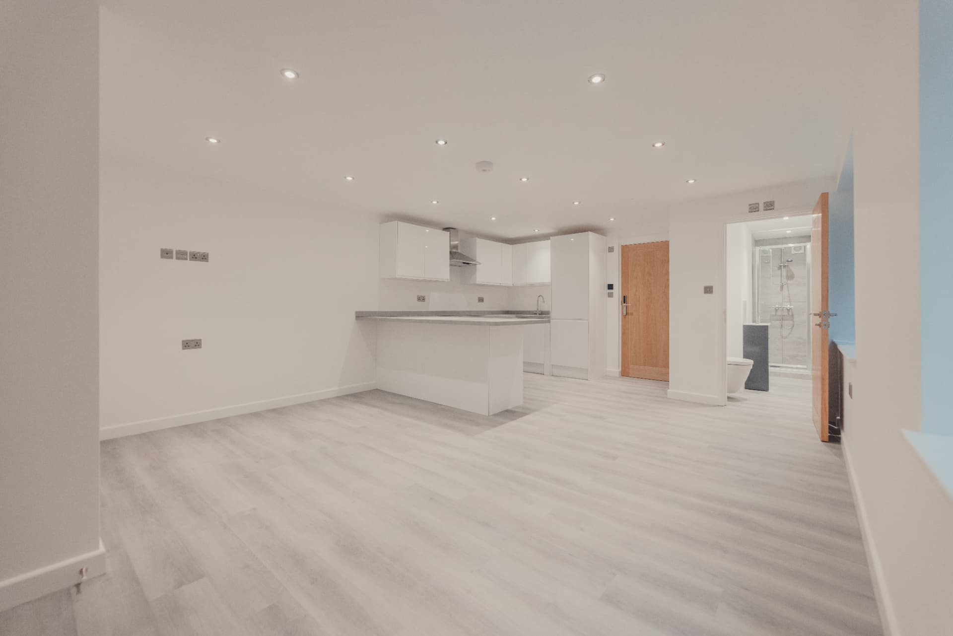 Bright, modern apartment interior